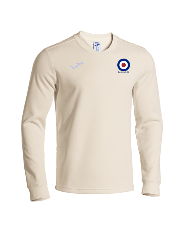 Eastleigh Cricket Club - White Playing Jumper - Adult Long Sleeve
